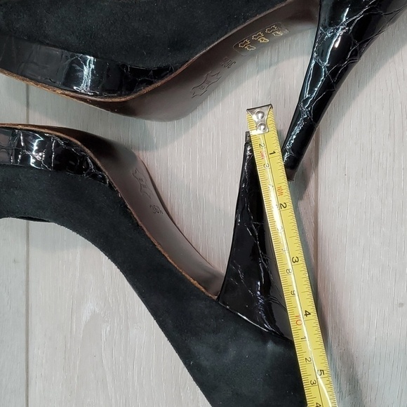 Theory Womens Suede Heels Platform shoes sz 36.5/6.5 - Picture 9 of 16